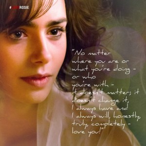 lily collins in LOVE, ROSIE